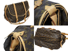 画像をギャラリービューアに読み込む, LOUIS VUITTON ルイヴィトン モノグラム ソミュール 43 M42252 ショルダーバッグ ブラウン ゴールド金具 美品 中古 4b008672