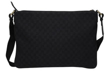 画像をギャラリービューアに読み込む, 極美品 GUCCI グッチ ワンショルダーバッグ 190628 レザー GGキャンバス ブラック シルバー金具 中古 4b008674