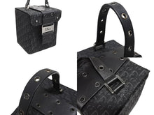 画像をギャラリービューアに読み込む, Christian Dior クリスチャンディオール バニティ ハンドバッグ ストリートシック トロッター ジャガード レザー 美品 中古 4b008675