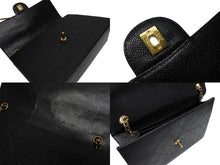 画像をギャラリービューアに読み込む, CHANEL シャネル デカマトラッセ 30 Sフラップ Sチェーンショルダーバッグ 5番台 キャビアスキン ココマーク ゴールド金具 美品 中古 4b008679