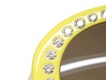 画像をギャラリービューアに読み込む, 極美品 CHANEL シャネル オーバル サングラス アイウェア 05256 30858 ココマーク ラインストーン イエロー 中古 4b008682