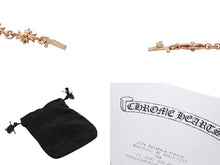 画像をギャラリービューアに読み込む, 新品未使用 CHROME HEARTS クロムハーツ TNY E CH PLS タイニー E CH プラス ブレスレット 22K 12リンク 重量約16.4g 中古 4b008683