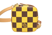 画像をギャラリービューアに読み込む, 新品未使用 LOUIS VUITTON ルイヴィトン ダミエ ポップ チェス メッセンジャー ショルダーバッグ N40562 イエロー ハンドバッグ ファレル 2023年 中古 4b008687