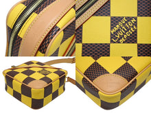 画像をギャラリービューアに読み込む, 新品未使用 LOUIS VUITTON ルイヴィトン ダミエ ポップ チェス メッセンジャー ショルダーバッグ N40562 イエロー ハンドバッグ ファレル 2023年 中古 4b008687