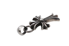 画像をギャラリービューアに読み込む, CHROME HEARTS クロムハーツ スモールCHクロス ベイル ペンダントトップ 重量23.8g シルバー 1991/Sterling刻印 美品 中古 4b008688