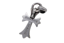 画像をギャラリービューアに読み込む, CHROME HEARTS クロムハーツ スモールCHクロス ベイル ペンダントトップ 重量23.8g シルバー 1991/Sterling刻印 美品 中古 4b008688