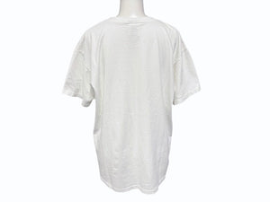 Very Good Condition VINTAGE Vintage 90's VOGUE MAGAZINE Vogue Magazine Short Sleeve T-Shirt Size L White Blue Used 4b008692