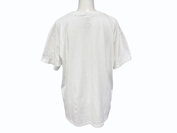 Very Good Condition VINTAGE Vintage 90's VOGUE MAGAZINE Vogue Magazine Short Sleeve T-Shirt Size L White Blue Used 4b008692