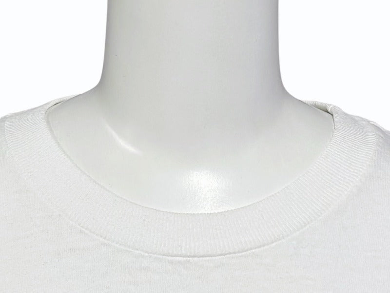 極美品 VINTAGE ヴィンテージ 90's VOGUE MAGAZINE ヴォーグ マガジン 半袖Tシャツ サイズL ホワイト ブルー 中古 4b008692