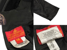 画像をギャラリービューアに読み込む, Vivienne Westwood ヴィヴィアンウエストウッド 1992FW Frans Hals Corset 長袖 コルセット シルク ブラック サイズ14 美品 中古 4b008699