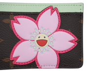 画像をギャラリービューアに読み込む, 新品未使用 LOUIS VUITTON ルイヴィトン ポルト カルト サーンプル カードケース M13429 モノグラム チェリーブロッサム 村上隆 中古 4b008705