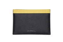 Load image into Gallery viewer, 新品未使用 CHRISTIAN DIOR クリスチャンディオール KAWS カウズ コラボ カードケース 10-BO-0179 ブラック イエロー 中古 4b008707
