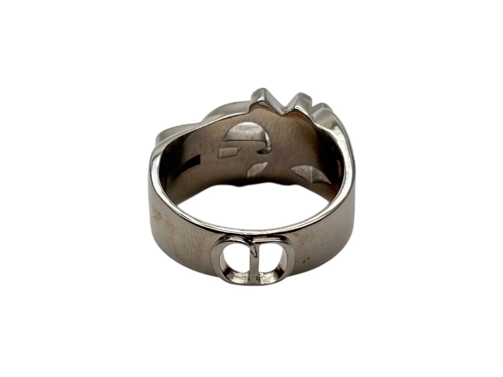 Very Good Condition DIOR Cactus Jack Travis Scott Ring Size S 8.4g Silver White Used 4b008708
