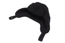 画像をギャラリービューアに読み込む, 新品未使用 CHANEL シャネル CHAPKA HAT チャプカハット トラッパーハット AAB464 ココマーク カシミヤ シルク ブラック 中古 4b008720