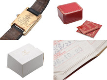 画像をギャラリービューアに読み込む, CARTIER カルティエ マストタンク SMサイズ ヴェルメイユ W1006354 腕時計 手巻き オーバーホル済み 美品 中古 4b008723