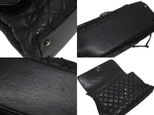 画像をギャラリービューアに読み込む, CHANEL シャネル トップハンドルバッグ ココハンドル チェーンショルダー A92992 22番台 ブラック キャビアスキン シルバー金具 美品 中古 4B008726