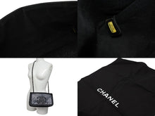 画像をギャラリービューアに読み込む, CHANEL シャネル タイムレスクロス CC チェーンショルダーバッグ 15番台 ブラック キャビアスキン シルバー金具 中古 4b008729