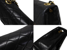 画像をギャラリービューアに読み込む, 極美品 CHANEL シャネル ミニマトラッセ 17 チェーンショルダーバッグ 1番台 ラムスキン ココマーク ブラック ゴールド金具 中古 4b008731