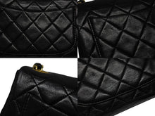 画像をギャラリービューアに読み込む, 極美品 CHANEL シャネル ミニマトラッセ 17 チェーンショルダーバッグ 1番台 ラムスキン ココマーク ブラック ゴールド金具 中古 4b008731