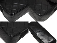 画像をギャラリービューアに読み込む, CHANEL シャネル ミニマトラッセ20 ショルダーバッグ 1番台 ブラック ラムスキン ゴールド金具 美品 中古 4b008733