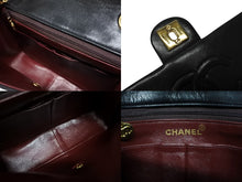 画像をギャラリービューアに読み込む, CHANEL シャネル ミニマトラッセ20 ショルダーバッグ 1番台 ブラック ラムスキン ゴールド金具 美品 中古 4b008733