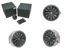 Load image into Gallery viewer, 新品未使用 AUDEMARS PIGUET オーデマピゲ 置き時計 CODE 11.59 ステンレス クォーツ シルバー グリーン文字盤 中古 4b008736