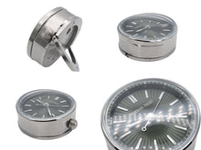 Load image into Gallery viewer, 新品未使用 AUDEMARS PIGUET オーデマピゲ 置き時計 CODE 11.59 ステンレス クォーツ シルバー グリーン文字盤 中古 4b008736