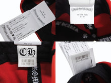 画像をギャラリービューアに読み込む, 新品未使用 CHROME HEARTS クロムハーツ HAT 6 PANEL CAP ON FIELD BSBL CH刺繍 ベースボールキャップ ONE SIZE レッド 中古 4b008741