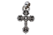 画像をギャラリービューアに読み込む, 新品未使用 CHROME HEARTS クロムハーツ PNDT CH CRS SML W/ATTACHED BALE フィリグリークロス ペンダントトップ 重量約26.8g 中古 4b008742