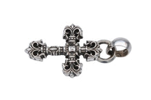 画像をギャラリービューアに読み込む, 新品未使用 CHROME HEARTS クロムハーツ PNDT CH CRS SML W/ATTACHED BALE フィリグリークロス ペンダントトップ 重量約26.8g 中古 4b008742