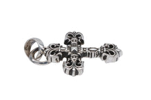 画像をギャラリービューアに読み込む, 新品未使用 CHROME HEARTS クロムハーツ PNDT CH CRS SML W/ATTACHED BALE フィリグリークロス ペンダントトップ 重量約26.8g 中古 4b008742