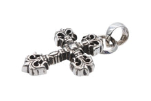 画像をギャラリービューアに読み込む, 新品未使用 CHROME HEARTS クロムハーツ PNDT CH CRS SML W/ATTACHED BALE フィリグリークロス ペンダントトップ 重量約26.8g 中古 4b008742