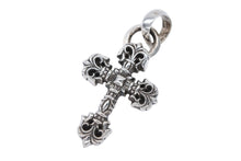画像をギャラリービューアに読み込む, 新品未使用 CHROME HEARTS クロムハーツ PNDT CH CRS SML W/ATTACHED BALE フィリグリークロス ペンダントトップ 重量約26.8g 中古 4b008742