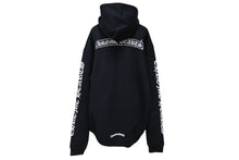 画像をギャラリービューアに読み込む, 新品未使用 CHROME HEARTS クロムハーツ SWTSHRT U FLC ZP HD ジップフーディー サイズL ブラック スクロールラベルロゴ 中古 4b008743