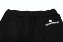 画像をギャラリービューアに読み込む, 新品未使用 CHROME HEARTS クロムハーツ SWTPNT M SLIT PKT BND BTTM スウェットパンツ サイズM ブラック 中古 4b008744