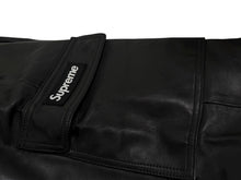 画像をギャラリービューアに読み込む, 新品同様 Supreme シュプリーム 18AW Leather Cargo Pant レザー カーゴ パンツ ブラック サイズ 34 中古 4b008748
