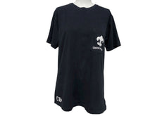 画像をギャラリービューアに読み込む, CHROME HEARTS クロムハーツ 半袖Tシャツ サイズM BSフレア スクロールラベルロゴ プリント ブラック 美品 中古 4b008749