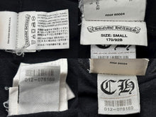 画像をギャラリービューアに読み込む, CHROME HEARTS クロムハーツ 半袖Tシャツ サイズS フレアニー スクロールラベルロゴ プリント ブラック 良品 中古 4b008750