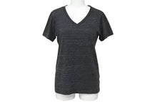 画像をギャラリービューアに読み込む, 極美品 CHROME HEARTS クロムハーツ BSフレア 半袖VネックTシャツ サイズS チャコール ポリエステル コットン レーヨン 中古 4b008752