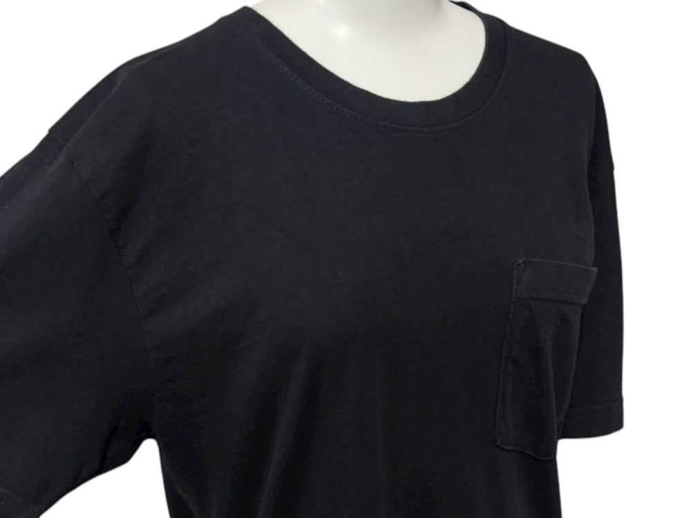 CHROME HEARTS クロムハーツ 半袖Tシャツ サイズM ダガープリント ストライプ ブラック レッド イエロー 美品 中古 4b008753