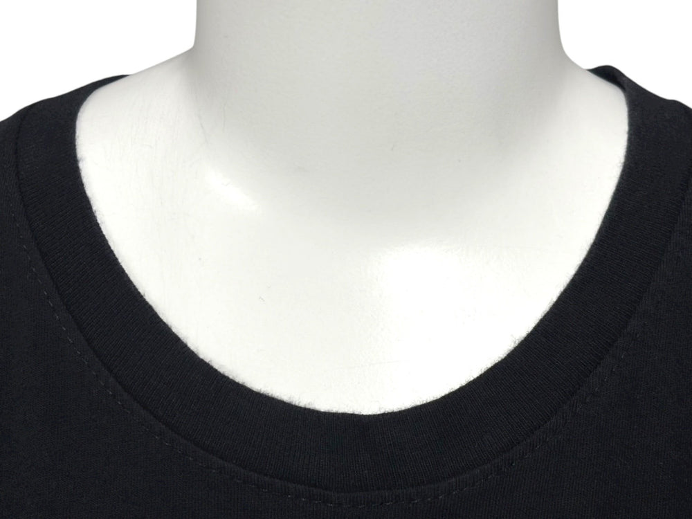 CHROME HEARTS クロムハーツ 半袖Tシャツ サイズM ダガープリント ストライプ ブラック レッド イエロー 美品 中古 4b008753