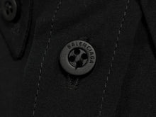 画像をギャラリービューアに読み込む, BALENCIAGA バレンシアガ 半袖シャツ ロゴ エンブロイダード 690395 イタリア製 コットン ブラック サイズ38 美品 中古 4b008755