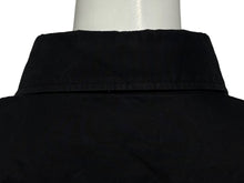 画像をギャラリービューアに読み込む, BALENCIAGA バレンシアガ 22SS 半袖ボタンダウンシャツ 699057 サイズ38 ブラック 刺繍 美品 中古 4b008756