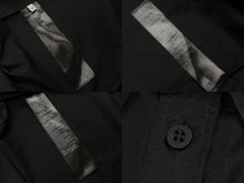 画像をギャラリービューアに読み込む, BALENCIAGA バレンシアガ 22SS 半袖ボタンダウンシャツ 699057 サイズ38 ブラック 刺繍 美品 中古 4b008756