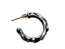 画像をギャラリービューアに読み込む, CHROME HEARTS クロムハーツ HOOPSCROOL スクロールフープ ピアス 片耳 97刻印 シルバー925 重量約3.8g 美品 中古 4b008758