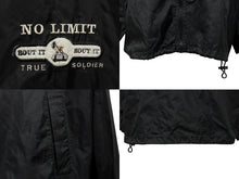 画像をギャラリービューアに読み込む, 激レア NO LIMIT RECORDS ノーリミットレコード ナイロンジャケット ライトアウター ブラック サイズXL 美品 中古 4b008759