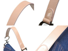 画像をギャラリービューアに読み込む, 極美品 CHRISTIAN DIOR クリスチャンディオール サドルバッグ ワンショルダーバッグ ガリアーノ期 デニム ピンク 中古 4b008762