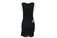 画像をギャラリービューアに読み込む, 極美品 CHROME HEARTS クロムハーツ タンクトップ ノースリーブ サイズM サイドロゴ スクロールラベルロゴ プリント ブラック 中古 4b008764