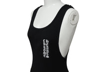 画像をギャラリービューアに読み込む, 極美品 CHROME HEARTS クロムハーツ タンクトップ ノースリーブ サイズM サイドロゴ スクロールラベルロゴ プリント ブラック 中古 4b008764