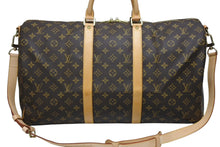 画像をギャラリービューアに読み込む, 極美品 LOUIS VUITTON ルイヴィトン キーポル バンドリエール50 ボストンバッグ M41416 モノグラム PVC レザー 中古 4b008765